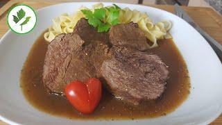 Schmorbraten vom Rind nach Omas Rezept #Sonntagsbraten