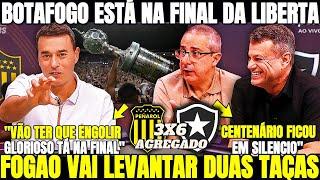 PÓS JOGO! BOTAFOGO ESTÁ NA FINAL DA LIBERTADORES! CENTENÁRIO FICOU EM SILÊNCIO! NOTICIAS DO BOTAFOGO