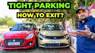 TIGHT PARKING - HOW TO EXIT?