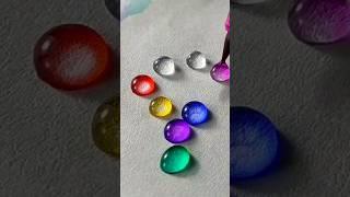 Water Drop  Special Art Trick/ Water Drop Art #shorts #waterdropeffects #art