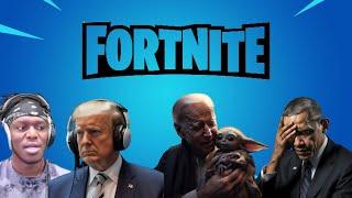 The US Presidents play Fortnite with KSI @ksiofficialmusic @fortnite