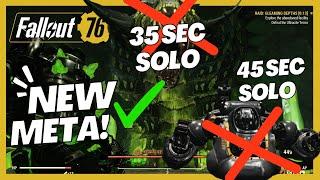 Fallout 76 Has a New Heavy Gunner META! SOLO Every BOSS 35sec Snake! 45sec Bot Boss (Build Guide)