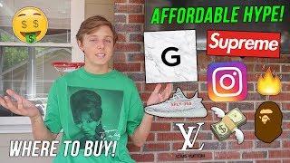 How To Buy Hyped Streetwear For Cheap/How To Afford (Supreme, Bape, Yeezy, Kith, Etc.)