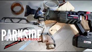 PARKSIDE PERFORMANCE PSSAP 20 LI C4 [ Cordless Sabre Saw 20V ]