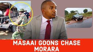 TERRIBLE SCENES as MASAAI MORANS BEAT MORARA KEBASO WITH RUNGUS CHASING HIM FROM NAROK