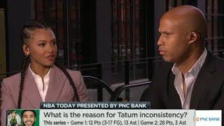 Malika Andrews Shocks Richard Jefferson "Jayson Tatum's NOT A Superstar!" NBA Today ESPN Celtics