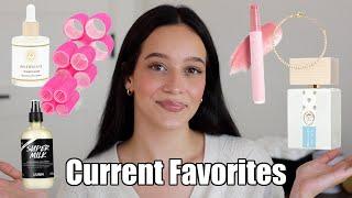 My current favorites / new hair product obsessions, Linjer Jewelry pieces, the best perfume & more!