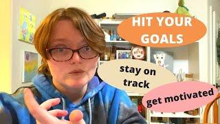 my goal setting process (advice from an author)