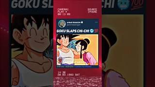 Goku Slaps Chi-Chi  #dragonball #dbs #dbz #dragonballz #dragonballsuper #shorts