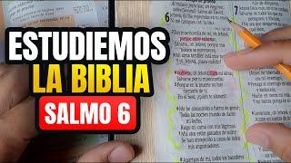 Cómo ESTUDIAR la BIBLIA correctamente, estudio bíblico salmo 6