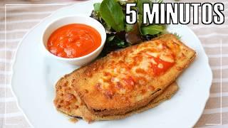 MILANESA DE BERENJENA |  En 5 MINUTOS, CRUJIENTE  La receta más rica y fácil.