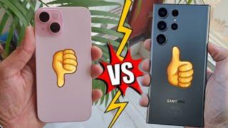 Iphone 15 Vs Samsung S23 Ultra | Best Mobile In 2024 | Iphone 15 Review | Samsung S23 Ultra Review