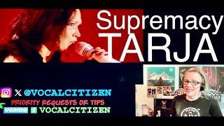 TARJA - Supremacy (Muse cover) reaction