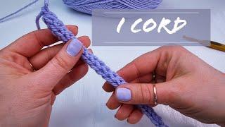 Left handed how to crochet I cord for beginners