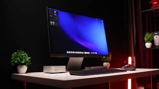 Clean M4 Mac Mini Setup - Budget Monitor & Accessories