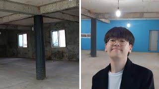 192시간 걸린 낡은 창고 아지트 만들기