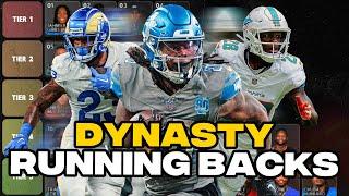 Top 50 Dynasty Running Back Rankings (everything has changed)