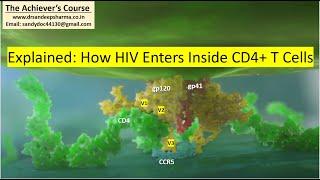 Integrated Learning: HIV Entry Inside CD4 Cells Explained Pictorially