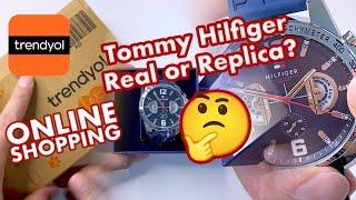 Unboxing Tommy Hilfiger Watch: Authentic or Replica? | Trendyol Review | Qatar online shopping