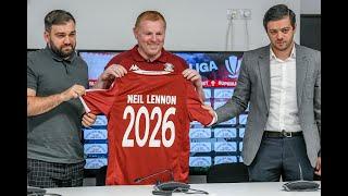 Neil Lennon, prezentat oficial la FC Rapid