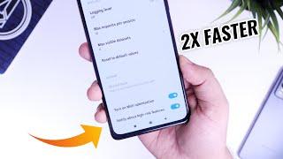 How To Make Your Redmi Note 10 | Note 10 Pro & Max 2x Faster - Double The Speed
