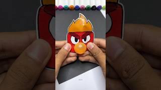 Inside Out 2 Anger Squishy Toy DIY Easy Paper Crafts | I Made Anger from Inside Out #shorts