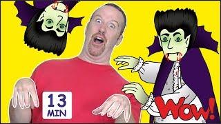 Spooky Halloween Songs and Stories for Kids from Steve and Maggie + MORE | Speaking Wow English TV