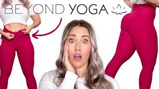 NEW BEYOND YOGA LEGGING TRY ON REVIEW / SPACEDYE CAUGHT IN THE MIDI HIGH WAISTED LEGGING HAUL