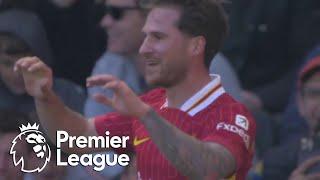 Alexis Mac Allister's SCREAMER puts Liverpool 1-0 ahead of Fulham | Premier League | NBC Sports