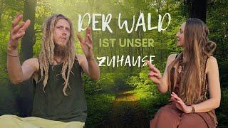 Junge Familie lebt off grid im Waldgarten: Naturverbunden mit Permakultur @permaculture-design._de