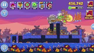 Angry Birds Friends Level 8 Tournament 1468 three stars NO POWER-UP walkthrough 2024-11-02