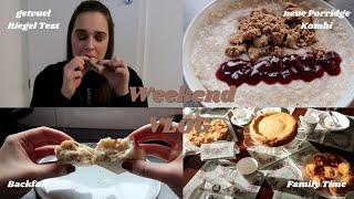 Weekend Vlog | getvuel Riegeltest Food Content und ein Backfail