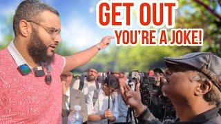 Get out you're a joke! Mohammed Hijab Vs Indian Christian | Speakers Corner | Hyde Park