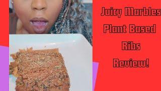 Trying Vegan Ribs by Juicy Marbles!