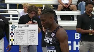 NCAA East Regional Men's 800m Prelims - 2024