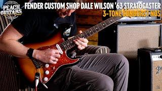 Fender Custom Shop Dale Wilson Masterbuilt '63 Strat Bleached 3-Tone Sunburst NOS - Used