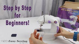 How to Operate a Mini Sewing Machine  - Tutorial