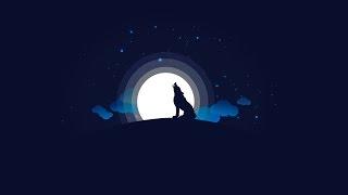 Animated Animal Silhouette Moonlight Vector Illustration - Inspired by tutvid -  After Effects 2017