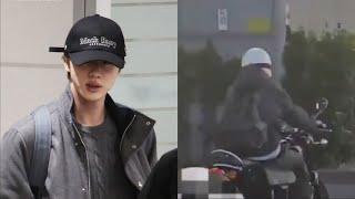 bts news today! bts Jin arrives in Nonsan, ride a motorcycle to Jimin camp alone, what's wrong?