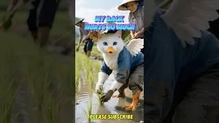 A Day on the Farm with Angel Cat  | Cute & Funny Farmer Life! #shorts #catshorts #cat