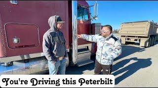 koka hill pe Cat Peterbilt ki awaaz sun ke Driver ko Rok liya | Road Trip BC to Winnipeg | 705