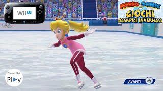 Peach Pattinaggio Singolo di Figura sul ghiaccio Mario & Sonic Giochi Olimpici Invernali 2014 Wii U