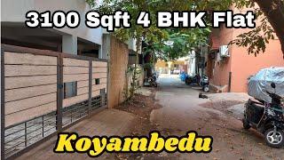 3100 Sqft 4 BHK Flat Sale in Koyambedu | CHENNAI BANK AUCTION