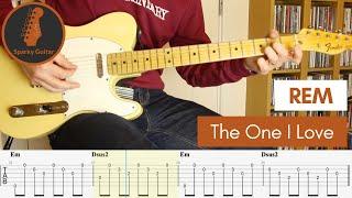 The One I Love - R.E.M (Guitar Cover #26 with Tabs)