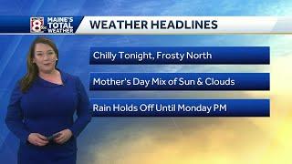 Mother’s Day clouds and sun, wet and windy next week