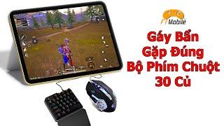 Thanh niên gáy và cái kết gặp đúng bộ phụ kiện hơn 30 củ và cái kết - PUBG Mobile keyboard and mouse