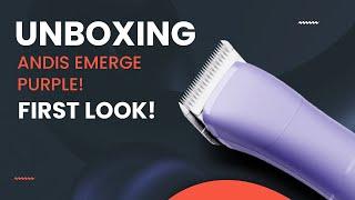 Purple Magic! Unboxing the Andis Emerge Clipper – First Look!