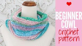 Easy Crochet Cowl – No Experience? No Problem! Slow for Beginners