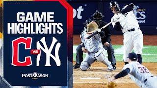 Guardians vs. Yankees ALCS Game 2 Highlights (10/15/24) | MLB Highlights