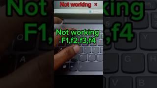 "F1-F4 Keys Not Working?  Try This Fix! #TechTips"
